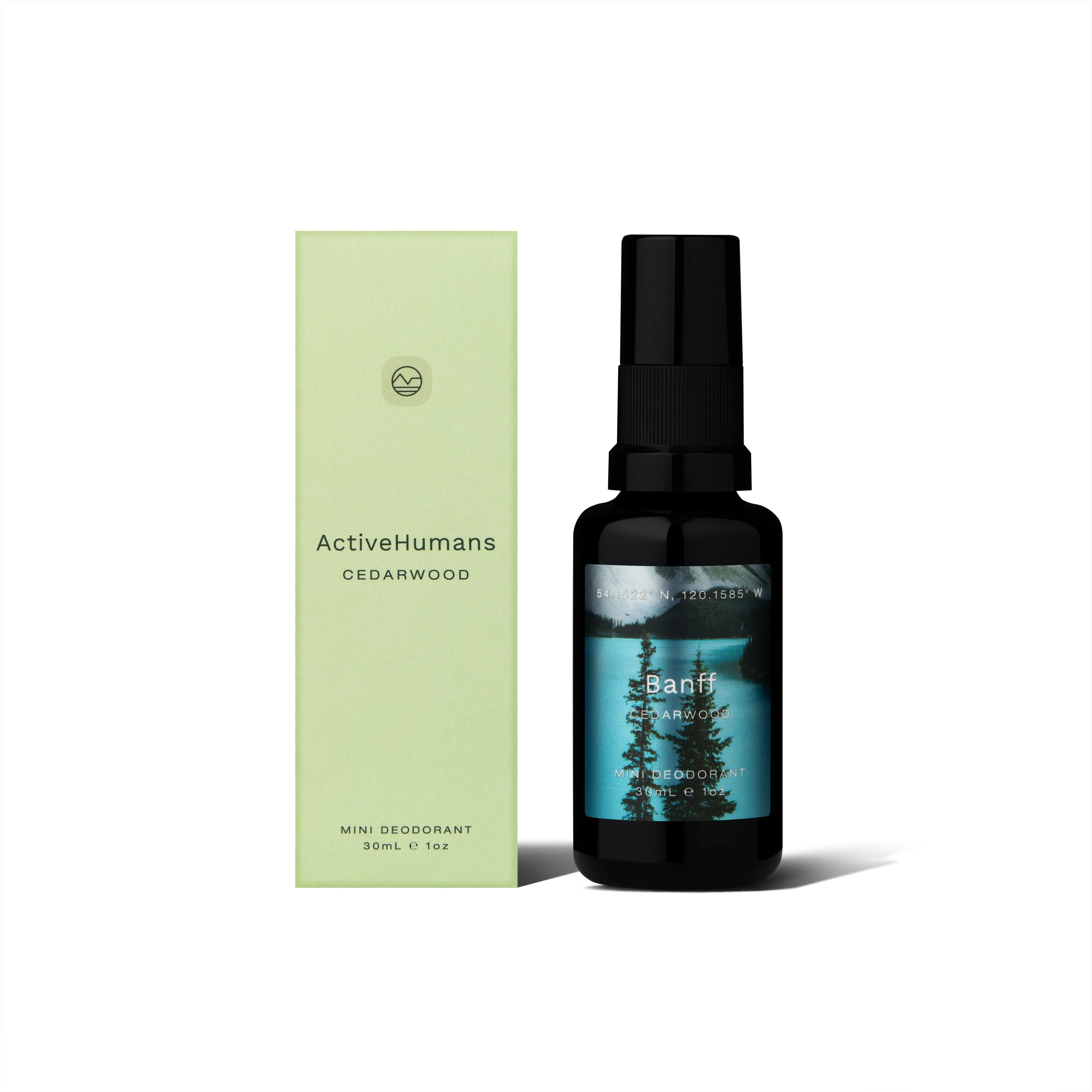 Active Humans Cedarwood Mini Deodorant Spray 30ml