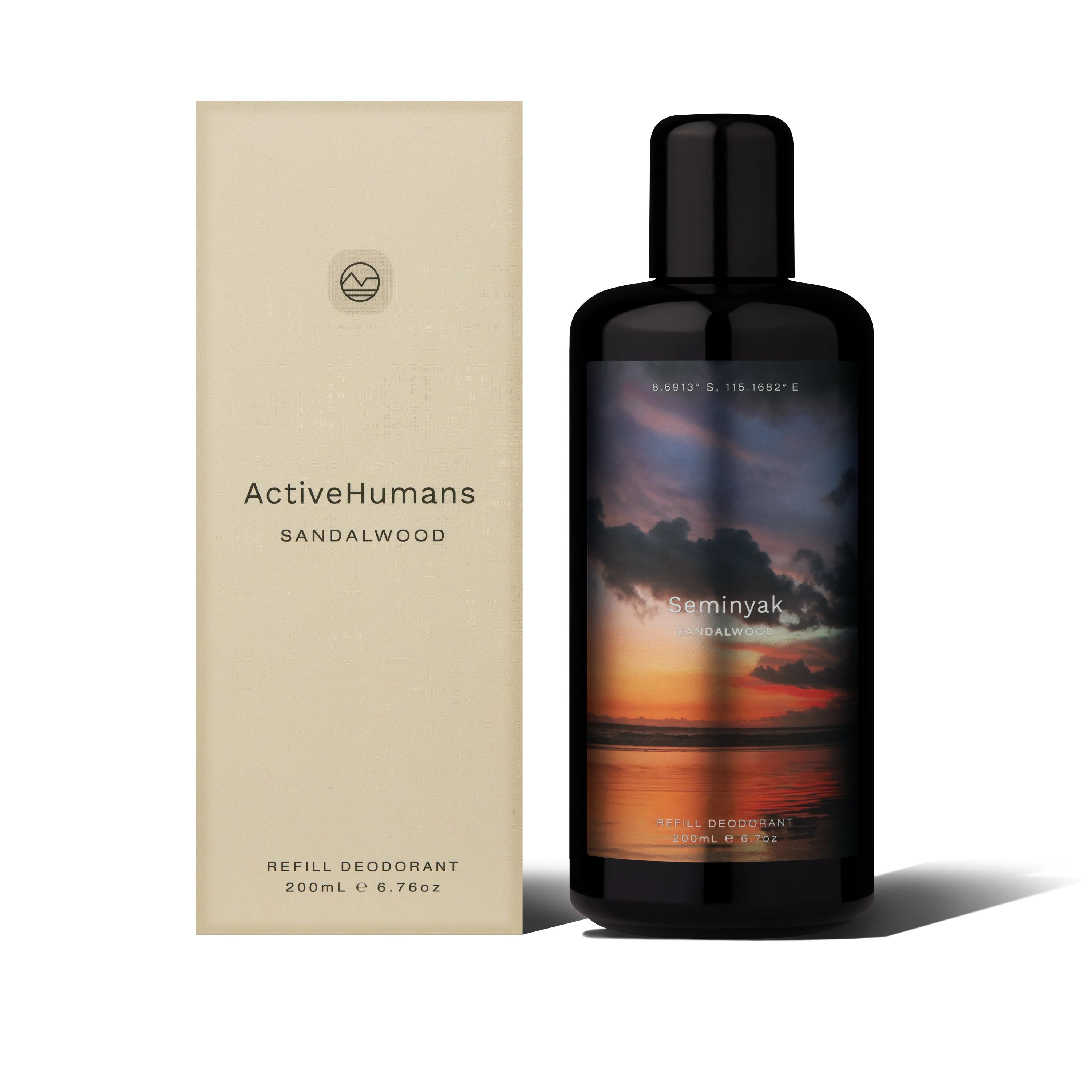 Active Humans Sandalwood Deodorant Refill 200ml
