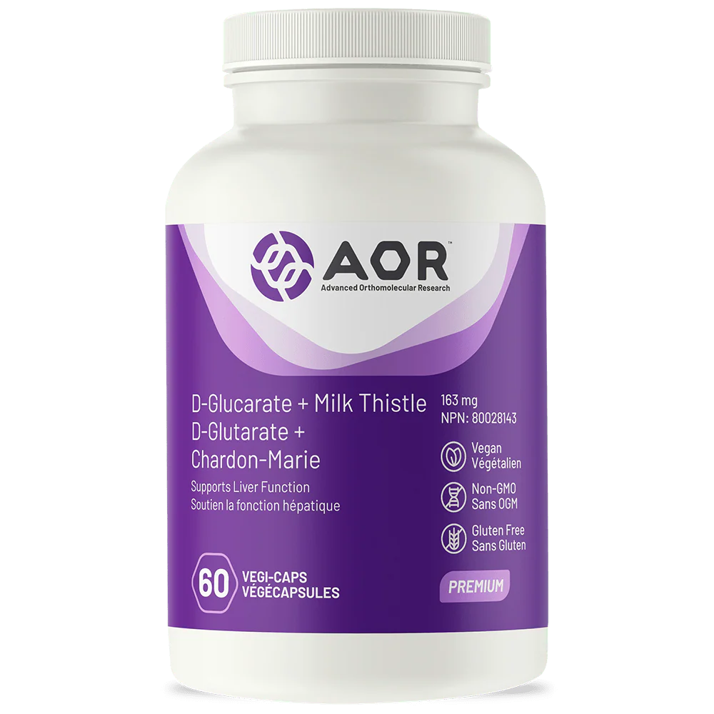 AOR D-Glucarate + Milk Thistle 60 VCaps