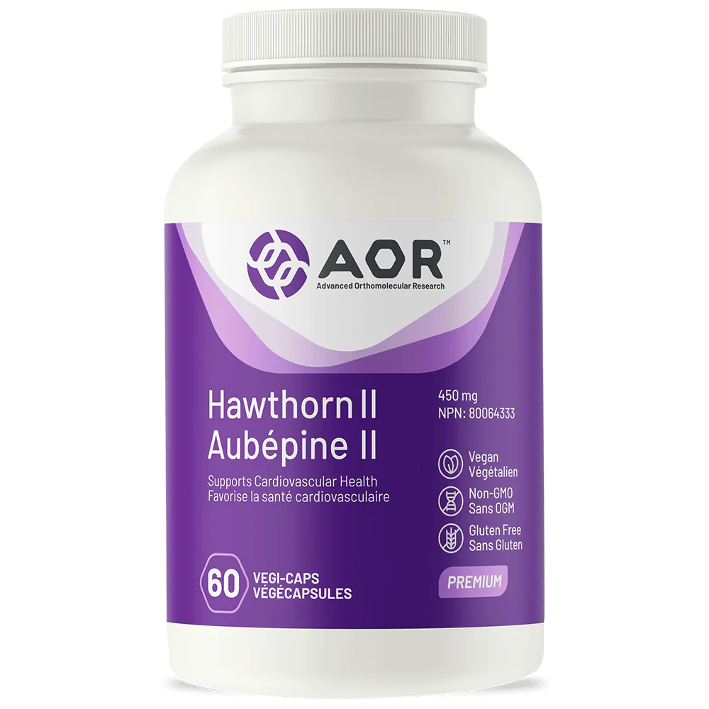 AOR Hawthorn II 450mg 60 VCaps