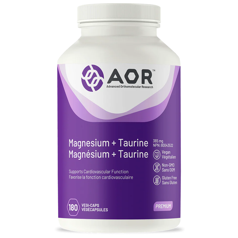 AOR Magnesium + Taurine 180 VCaps