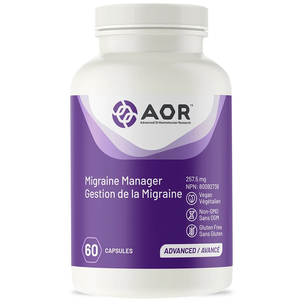 AOR Migraine Manager 60 Caps
