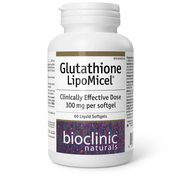 Bioclinic L-Glutathione LipoMicel 300mg 60sgs