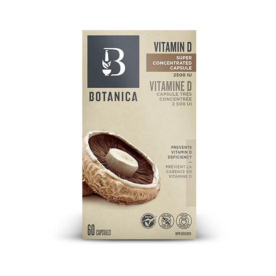 Botanica Vitamin D (Organic) 2500iu Extra Strong 60 Caps