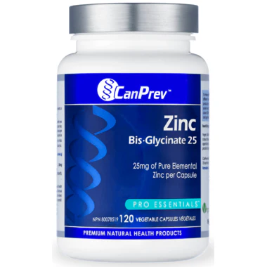 CanPrev Zinc Bis-Glycinate 25 120 VCaps