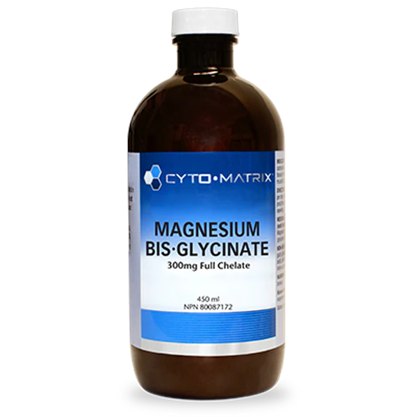 Cyto-Matrix Magnesium Bis-glycinate - 300mg Full Chelate 450 ml