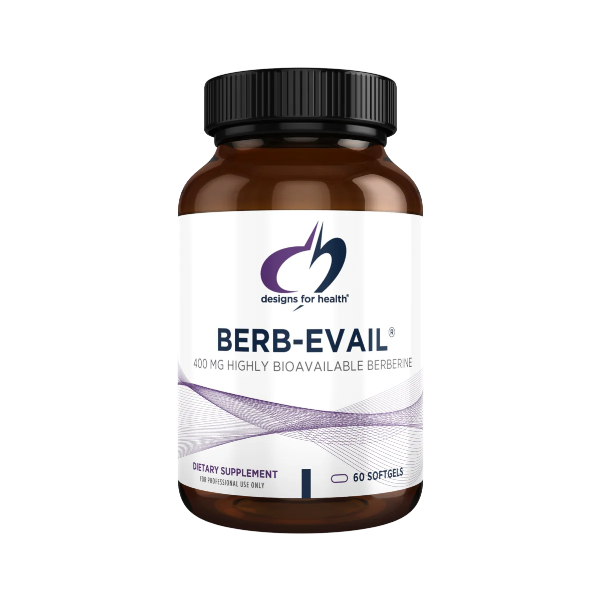 Designs For Health Berberine-Evail 60sgs (formerly Berb-Evail)
