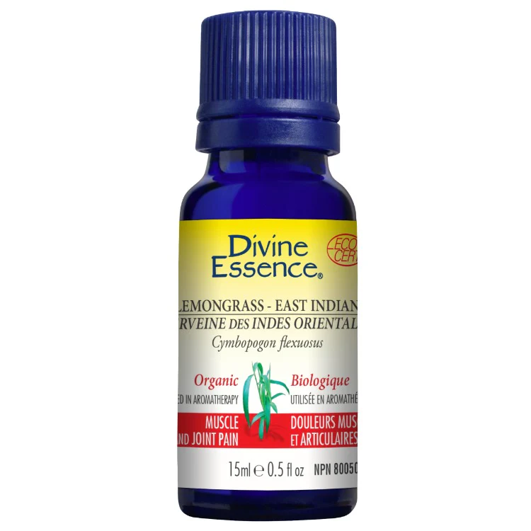 Divine Essence Lemongrass East Indian 15ml