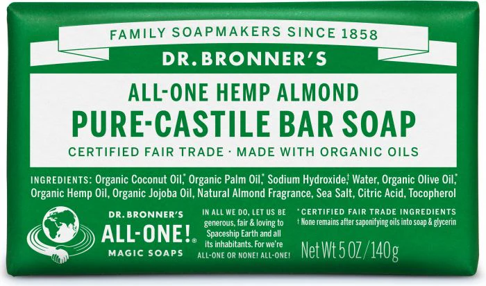 Dr. Bronner's Bar Soap 140g - Image 2