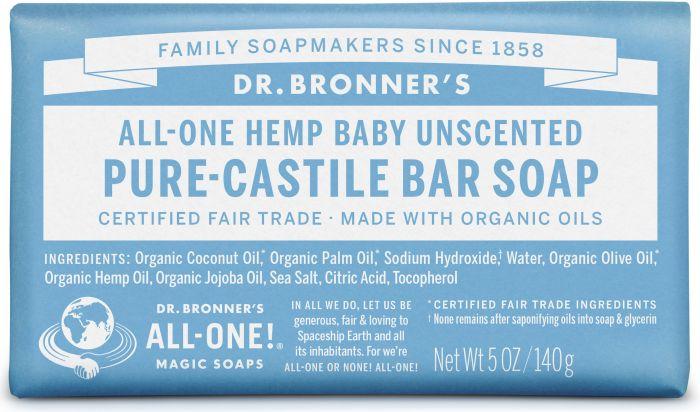 Dr. Bronner's Bar Soap 140g - Image 3