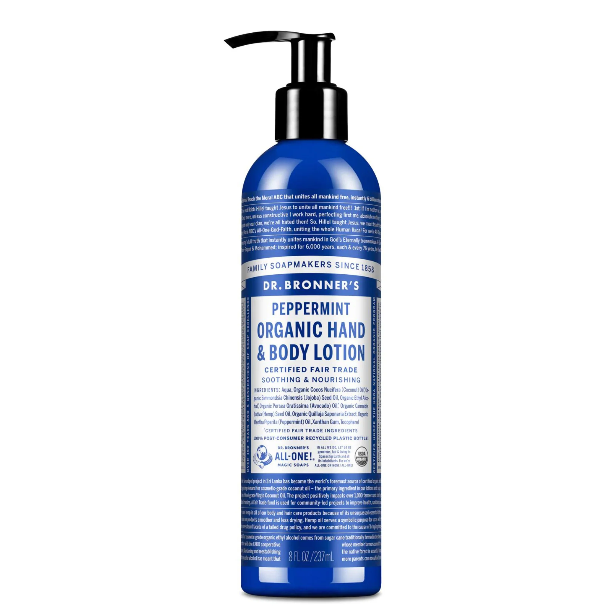 Dr. Bronner's Organic Hand & Body Lotion 237ml - Image 2