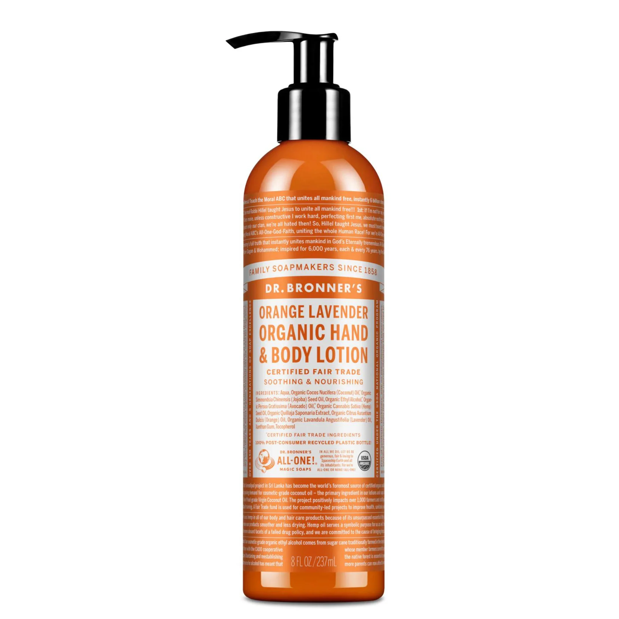 Dr. Bronner's Organic Hand & Body Lotion 237ml - Image 3