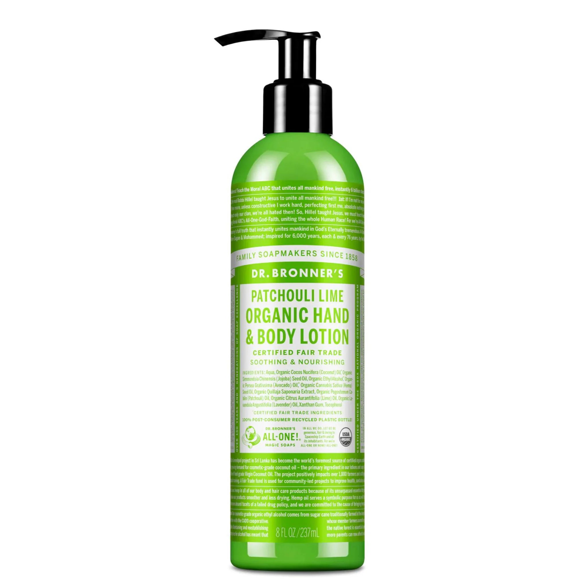 Dr. Bronner's Organic Hand & Body Lotion 237ml - Image 4