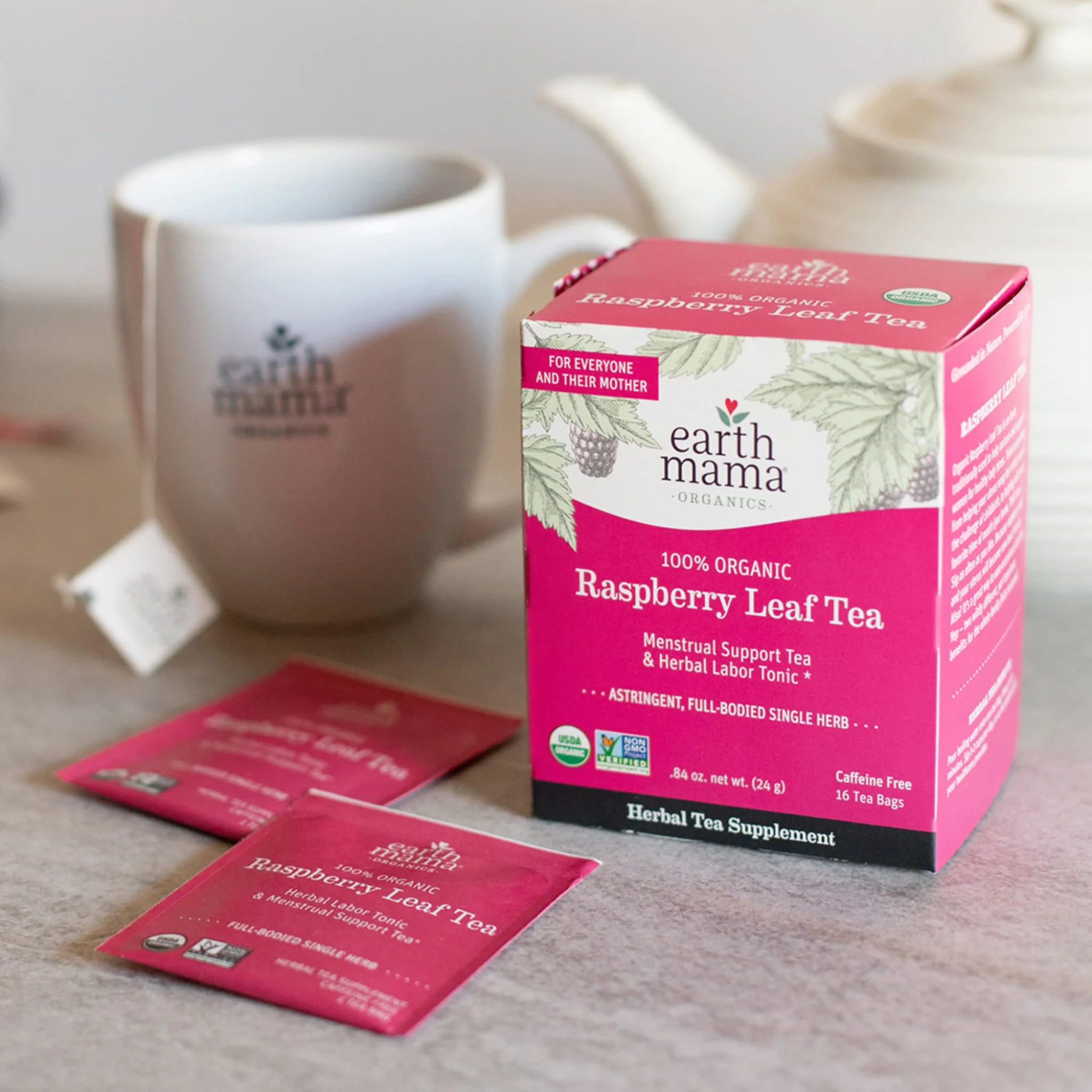 Earth Mama Organic Raspberry Leaf Tea - Image 2