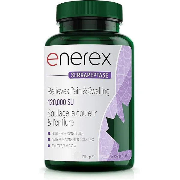 Enerex Serrapeptase 120000su 120 Vcaps