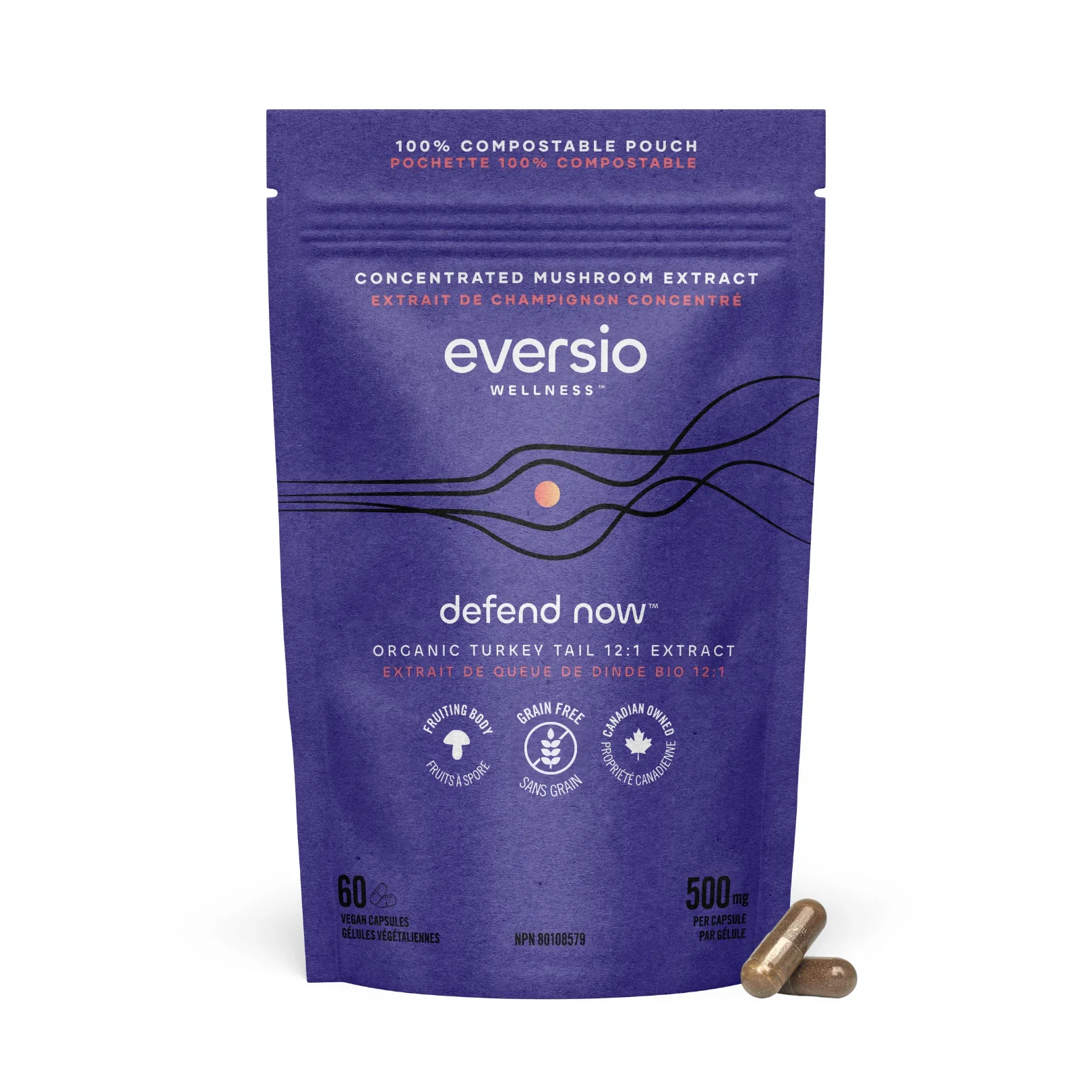 Eversio DEFEND 12:1 Turkey Tail Mushroom Extract