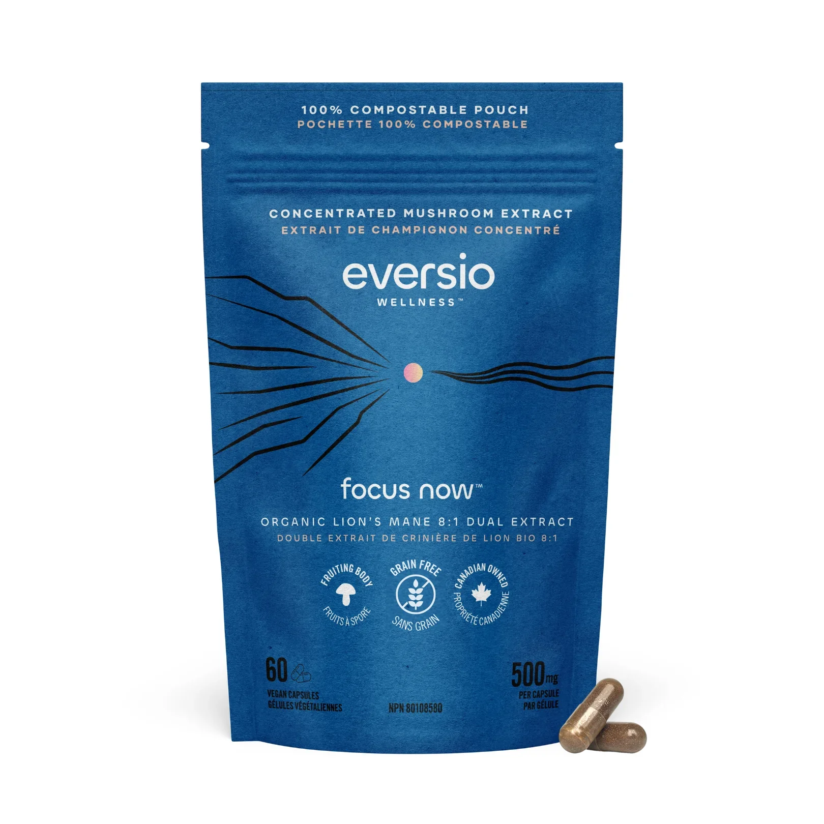 Eversio FOCUS 8:1 Lion's Mane Extract