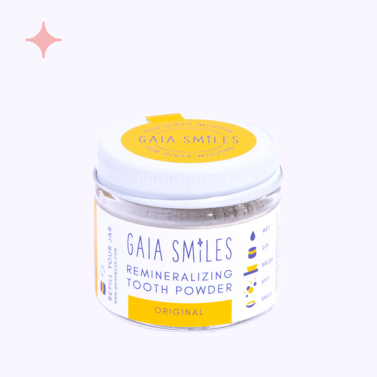 Gaia Smiles Toothpowder Jar - Image 2