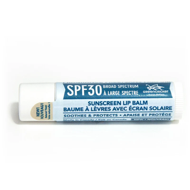 Green Cricket Unscented Lip Balm SPF 30