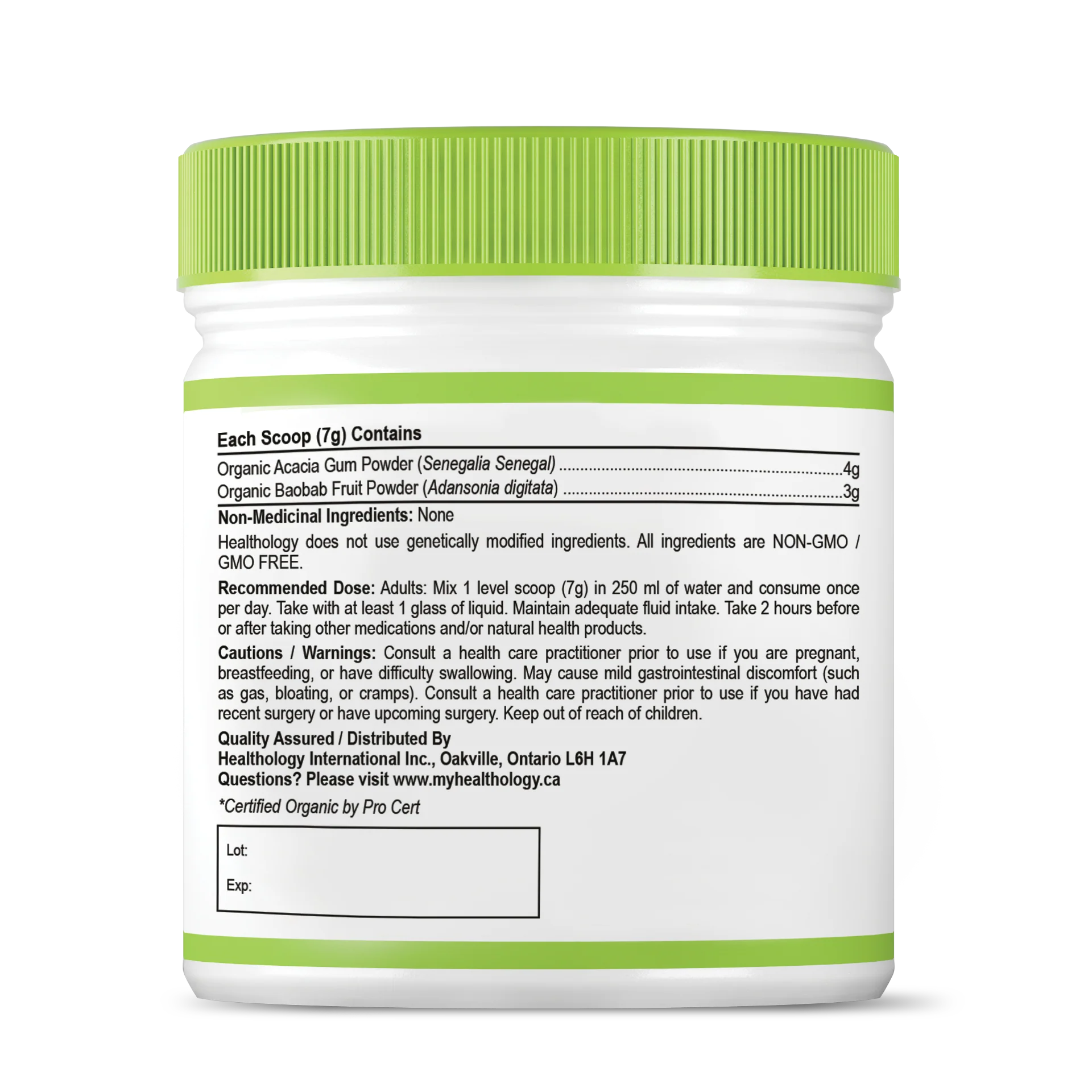 Healthology Soluble Fibre Blend 210 g - Image 2