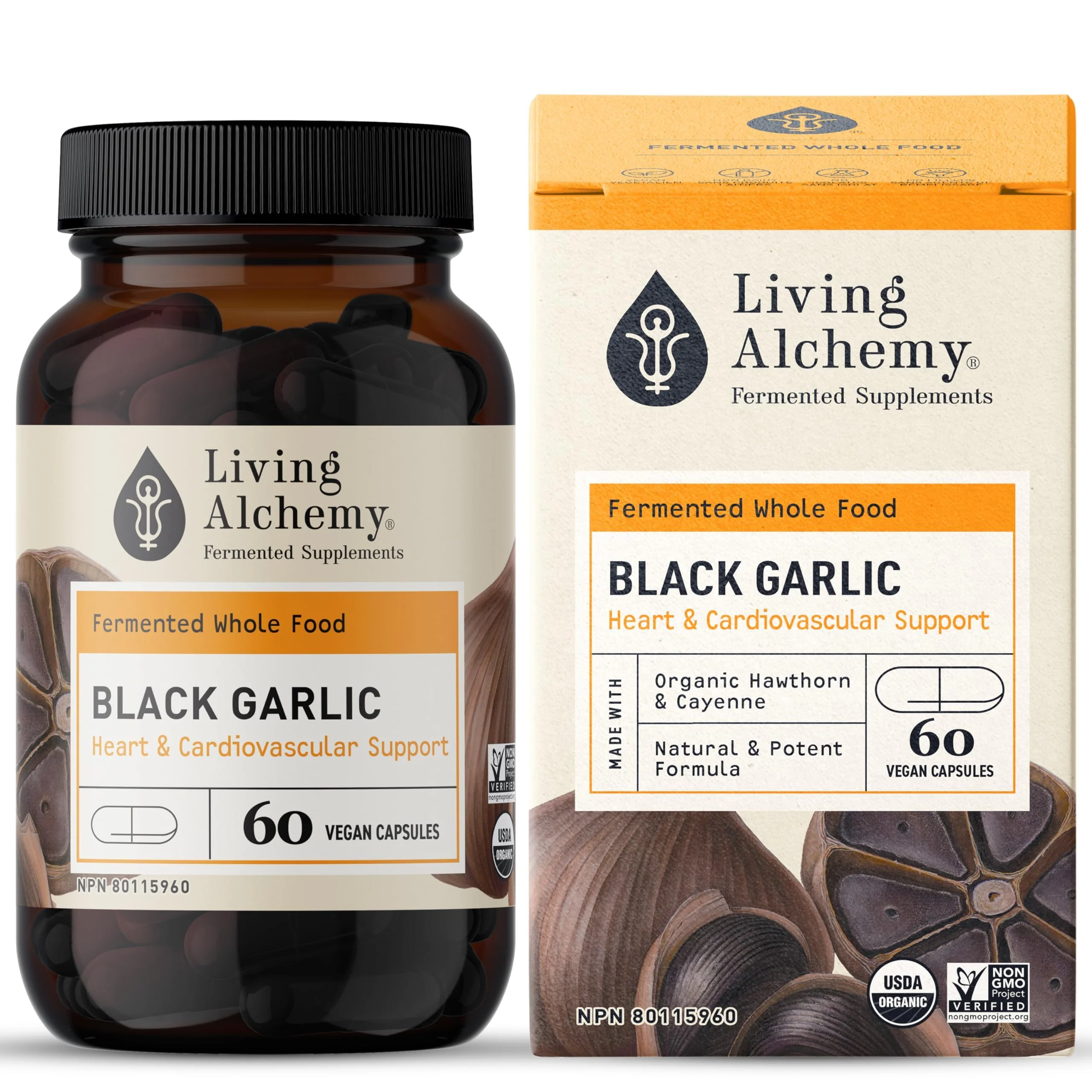 Living Alchemy Black Garlic 60caps