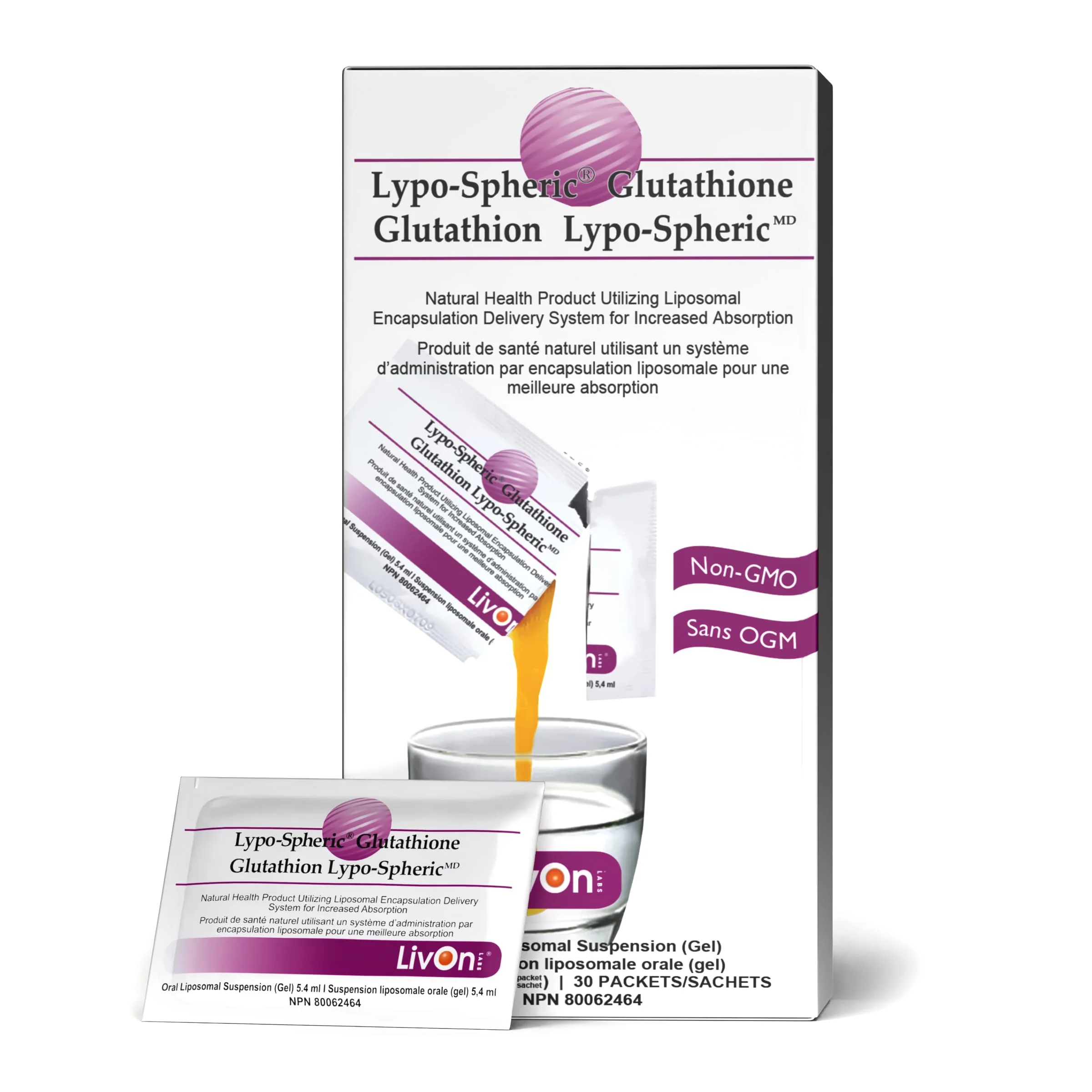 Livon Lypo-Spheric Glutathione 30 Pack
