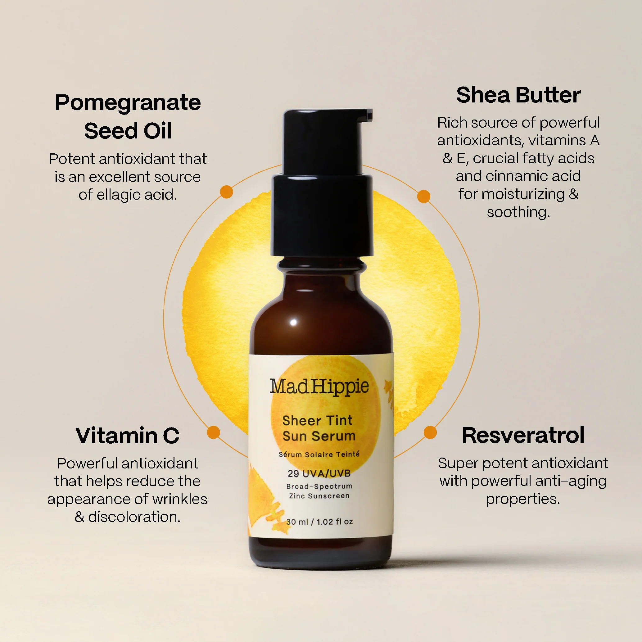 Mad Hippie Sheer Tint Sun Serum SPF 29 - Image 3