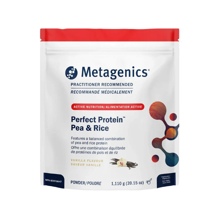 Metagenics Perfect Protein Pea & Rice Vanilla 30 Servings