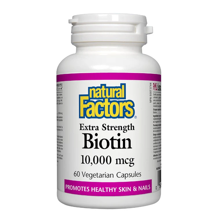 Natural Factors Biotin 10000mcg 60 VCaps