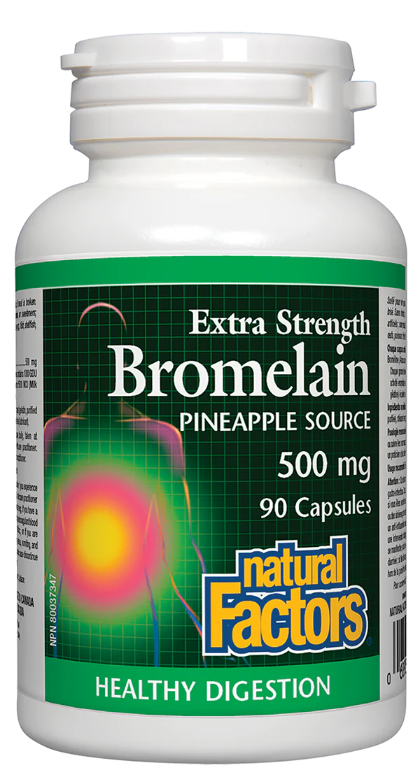 Natural Factors Bromelain Extra Strength 500mg - Image 2