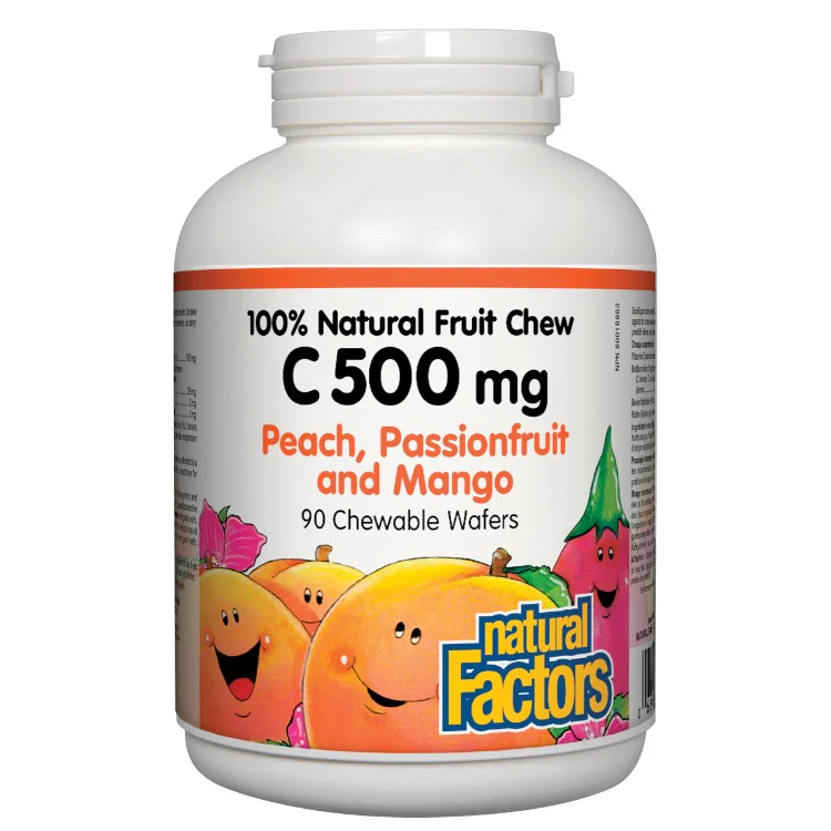 Natural Factors C 500mg Peach Passionfruit Mango