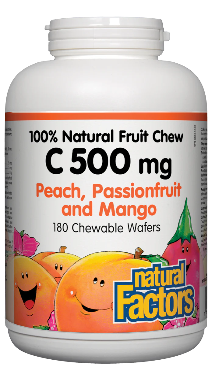 Natural Factors C 500mg Peach Passionfruit Mango - Image 2