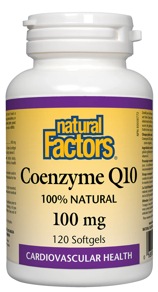 Natural Factors Coenzyme Q10 100mg - Image 2