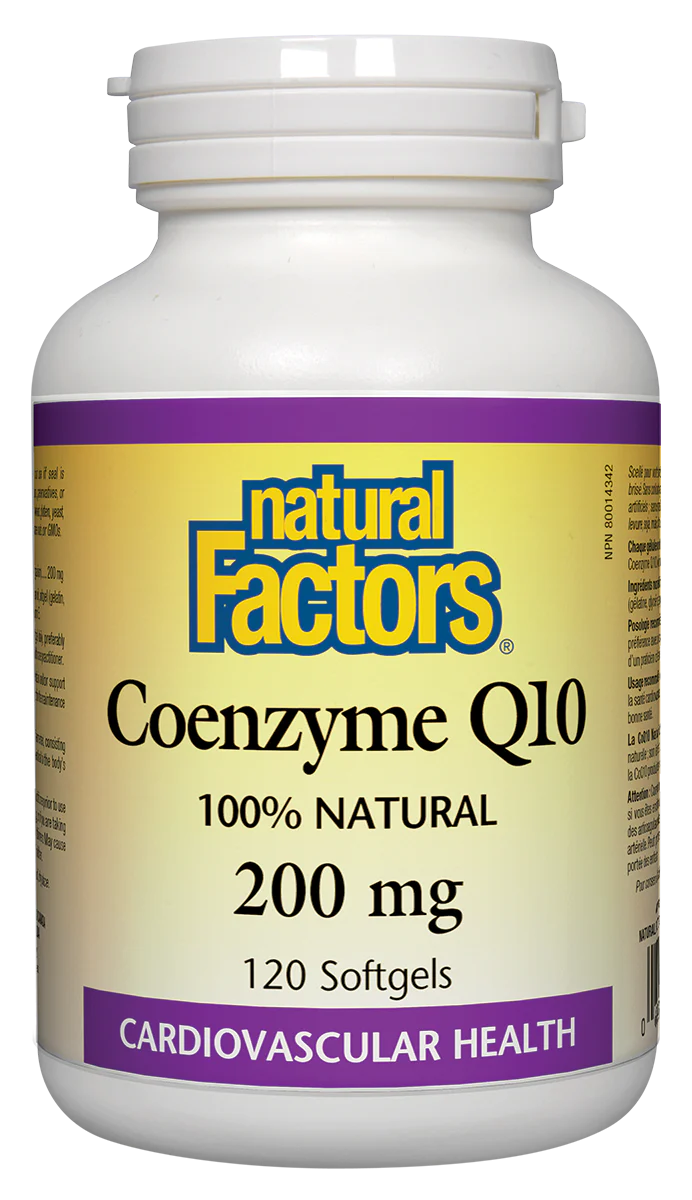 Natural Factors Coenzyme Q10 200mg - Image 2