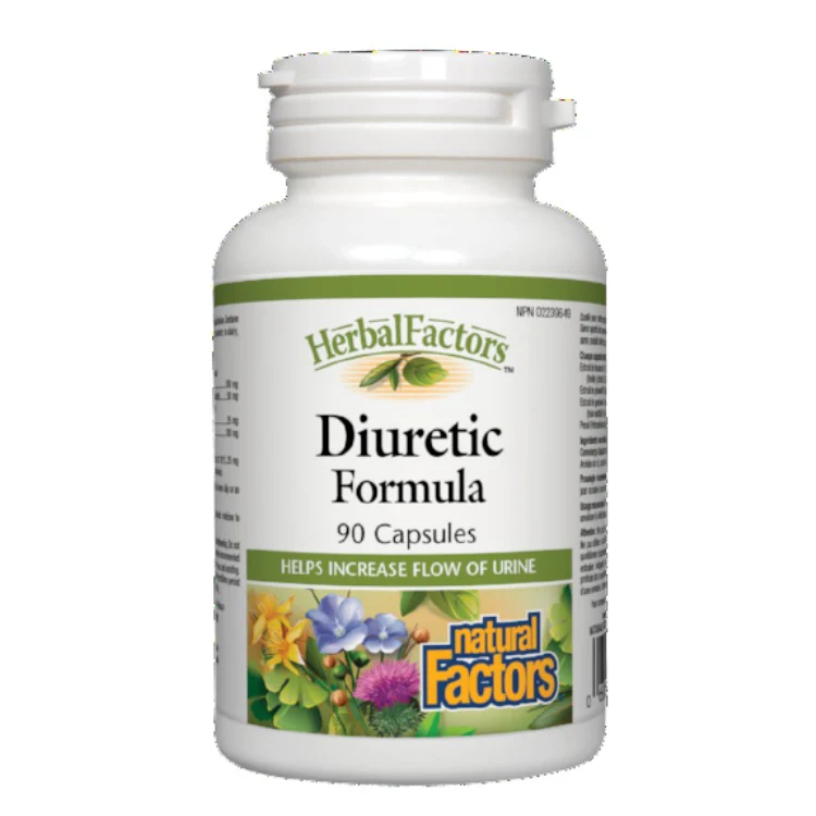 Natural Factors Herbal Factors Diuretic Formula 90 Caps