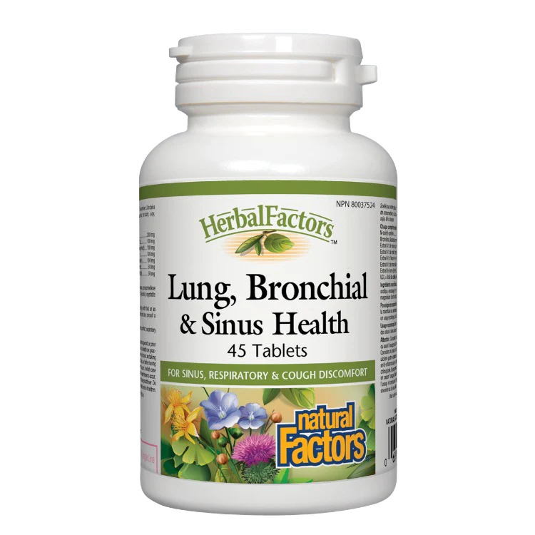 Natural Factors Herbal Factors Lung Bronchial & Sinus Health