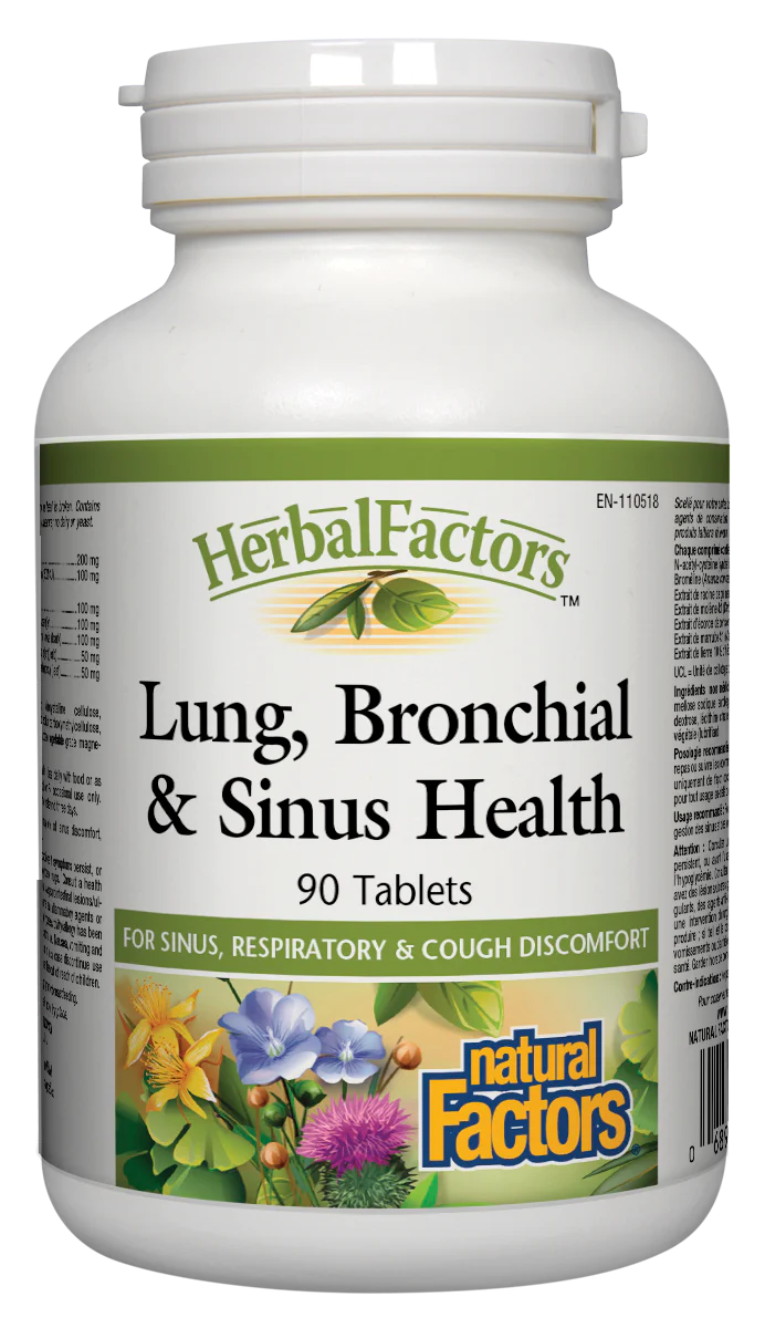 Natural Factors Herbal Factors Lung Bronchial & Sinus Health - Image 2