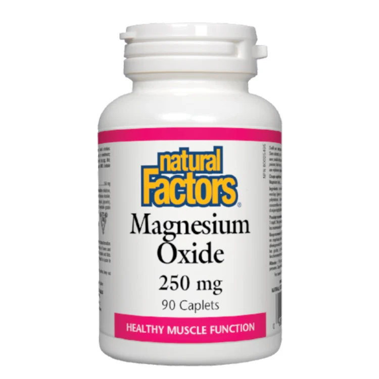 Natural Factors Magnesium Oxide 90Caps