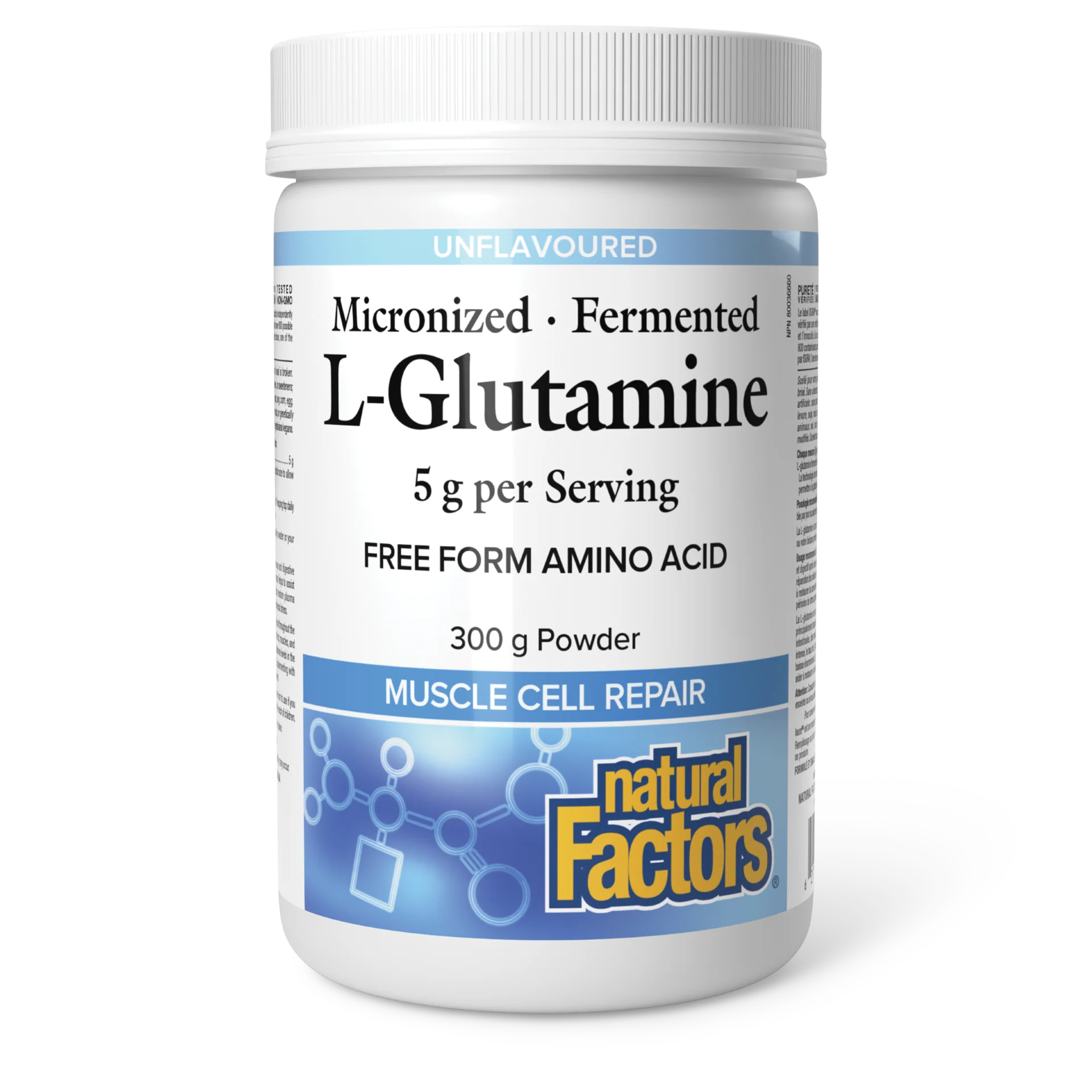 Natural Factors Micronized L-Glutamine 300g