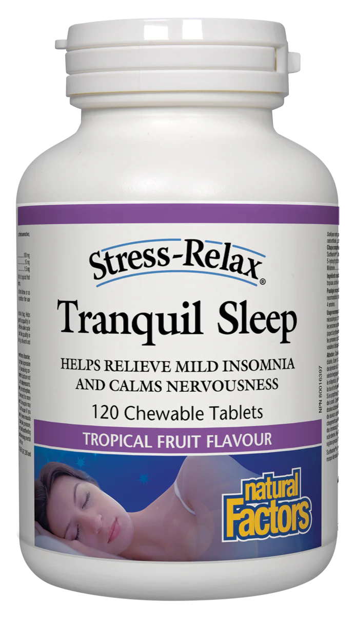 Natural Factors Stress-Relax Tranquil Sleep Tropical Fruit - Image 2