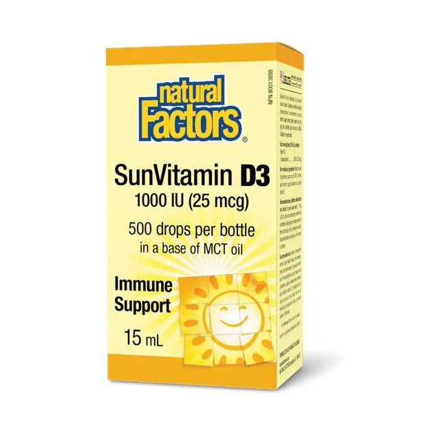 Natural Factors Vitamin D3 15ml