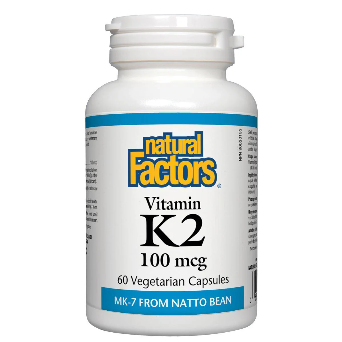 Natural Factors Vitamin K2 100mcg