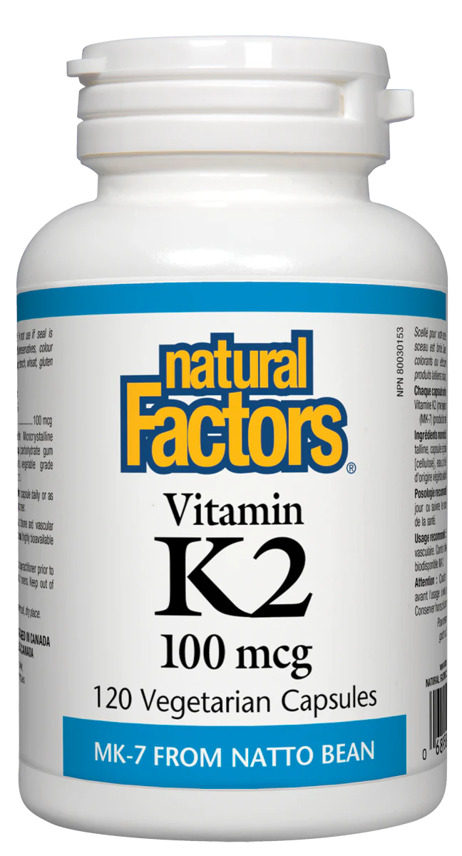 Natural Factors Vitamin K2 100mcg - Image 2