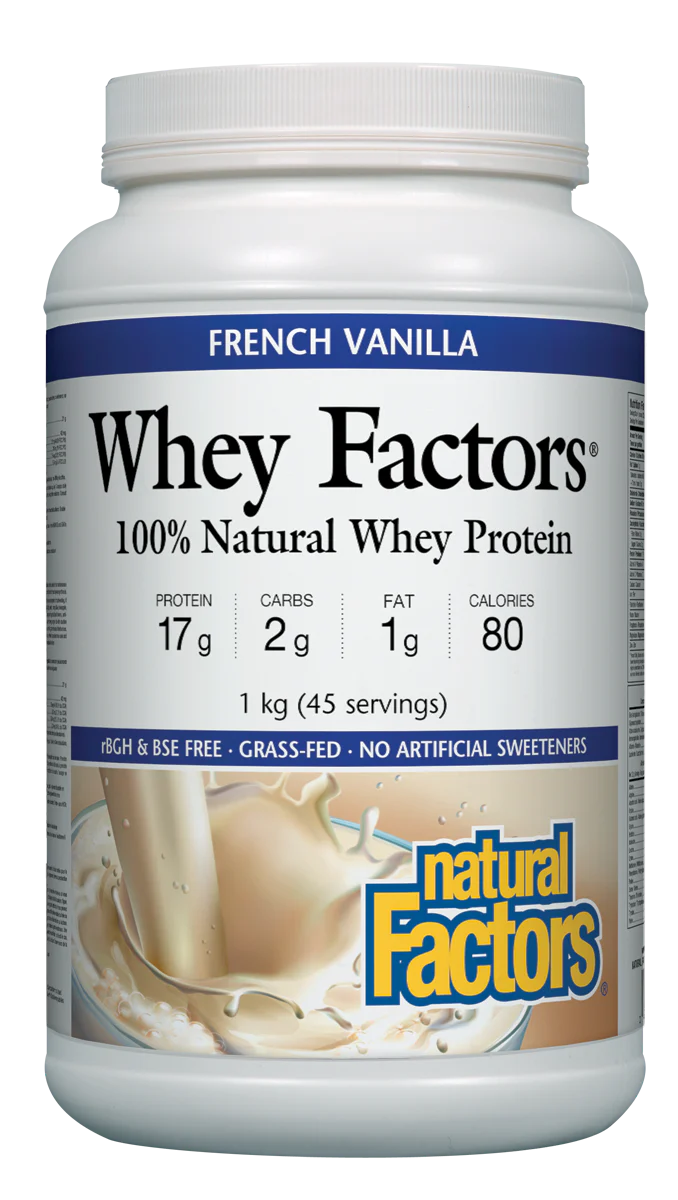 Natural Factors Whey Protein Powder 1 Kg - Image 2