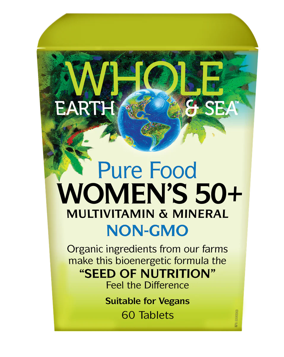 Whole Earth & Sea Women's 50+ Multivitamin & Mineral 60 Tabs