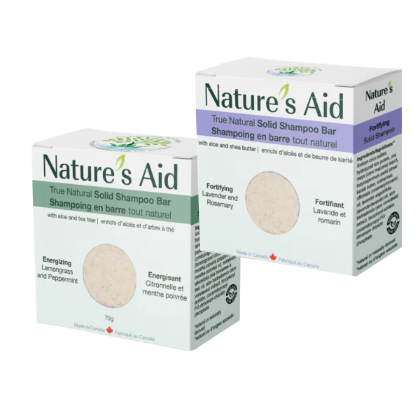 Nature's Aid Solid Shampoo & Conditioner Bars