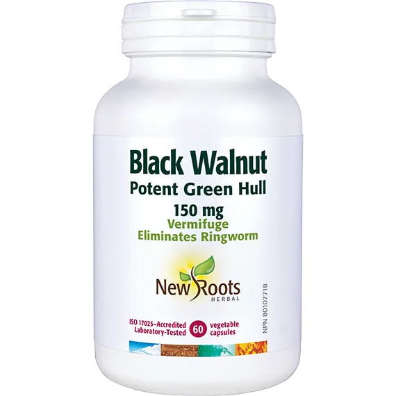 New Roots Black Walnut Green Hull