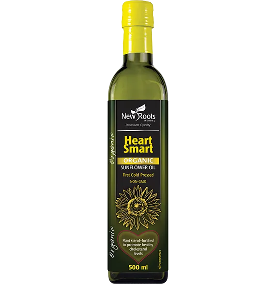 New Roots Heart Smart Organic Sunflower Oil 500ml