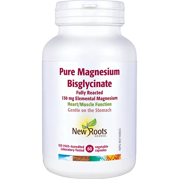 New Roots Pure Magnesium Bisglycinate Elemental Magnesium - Image 2
