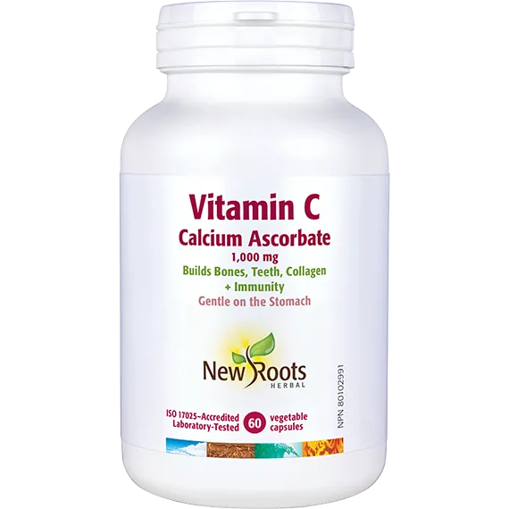 New Roots Vitamin C Calcium Ascorbate - Image 3